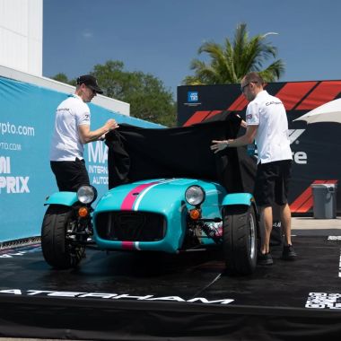 We're here at the Miami race…